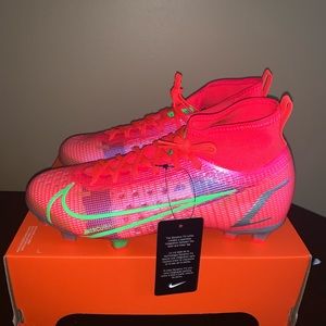 NIKE SUPERFLY 8 PRO FG CV0804-600 JR NO LID SZ 6Y